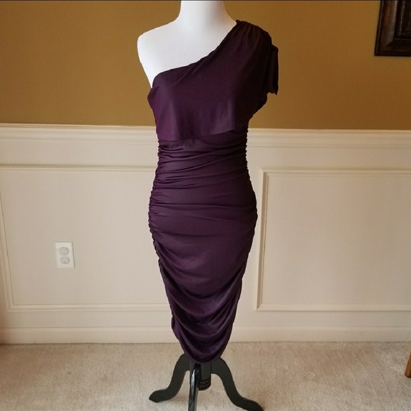 Charlotte Russe Dresses & Skirts - CHARLOTTE RUSSE One Shoulder Purple Dress